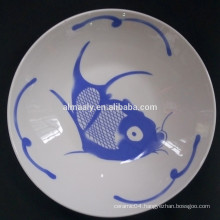 ceramic plate for fruit, pizza, food with lovely design